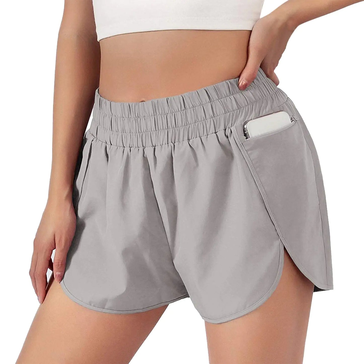 Women's Workout Shorts with Pockets