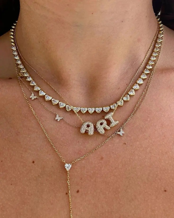 Bubble Letter Necklace